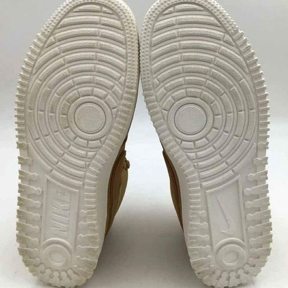 NEW Nike Court Vision Mid Winter \'Elemental Gold\' Men\'s Tan Sneakers - Sz 9.5